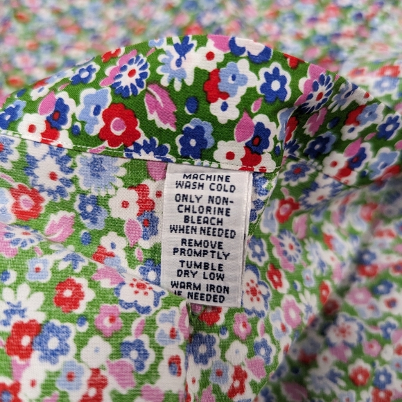 NWOT Ralph Lauren short sleeve button down floral large classic fit. - Picture 8 of 10